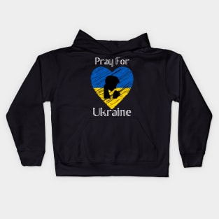 Pray for Ukraine Kids Hoodie